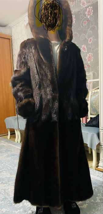 Натуральная норковая шуба