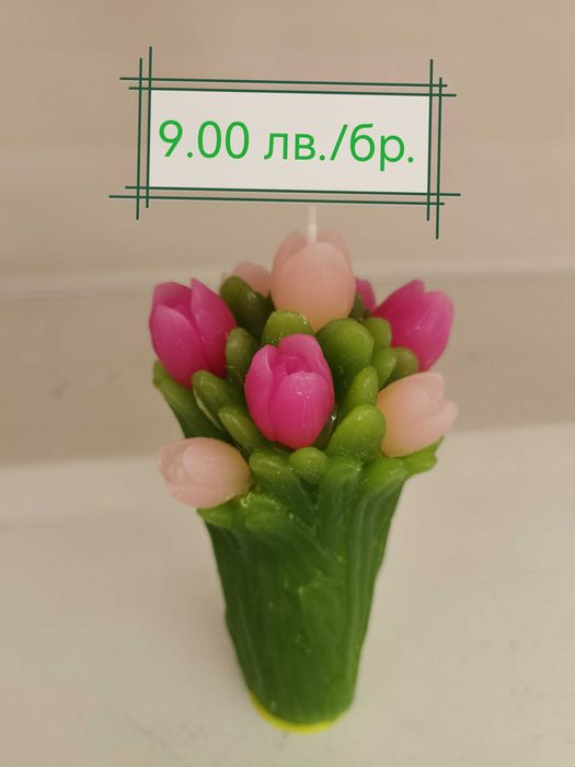 Свещи с интересни форми.