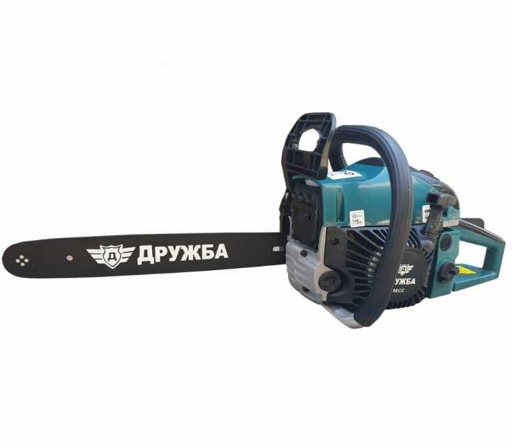 НОВА Бензинова Резачка Дружба 58куб. + верига и 40см дъска