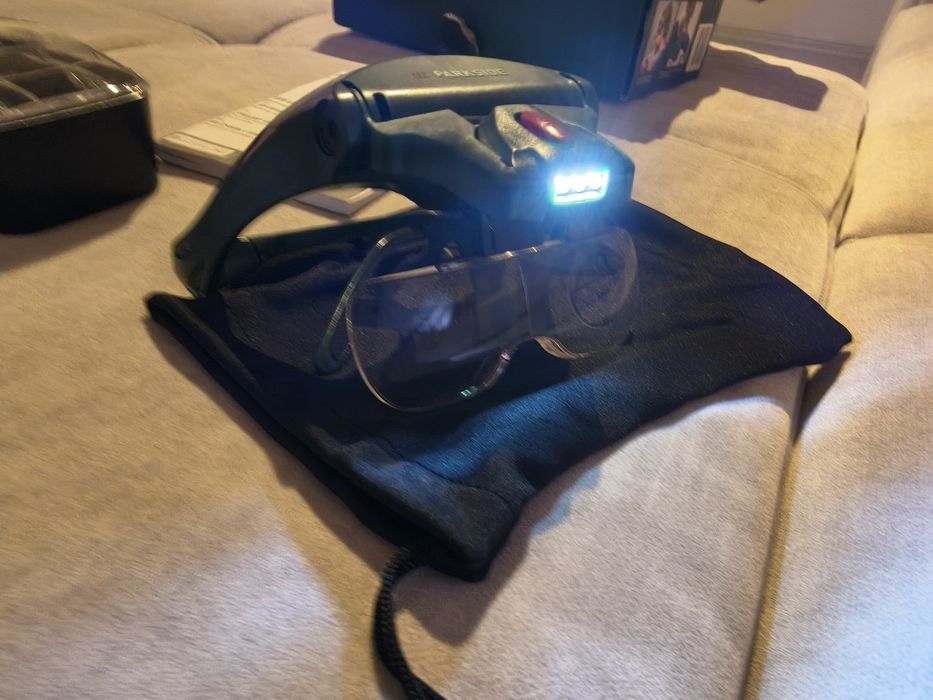Ochelari cu lupa si LED Parkside cu 5 lentile diferite de marire, interschimbabile
