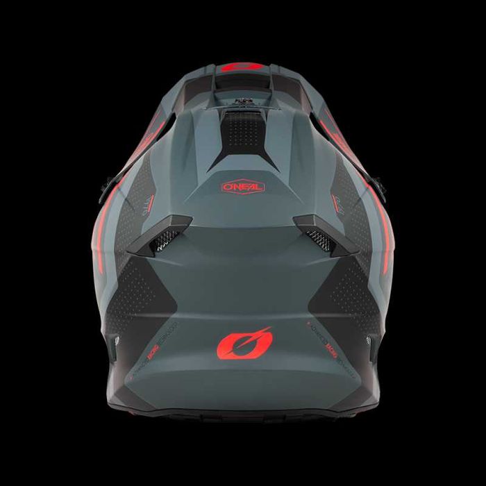 Мотокрос каска 5SERIES POLYACRYLITE Spike Gray/Red V.25