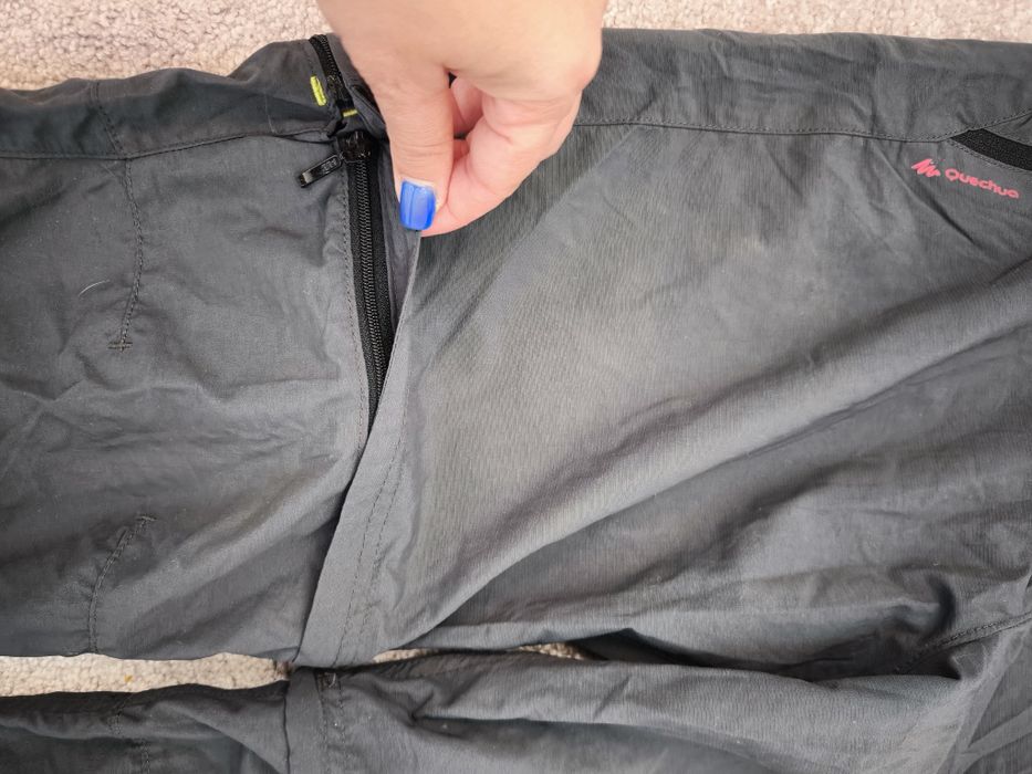 Pantaloni dama trekking Quechua 2 in 1- M(38)