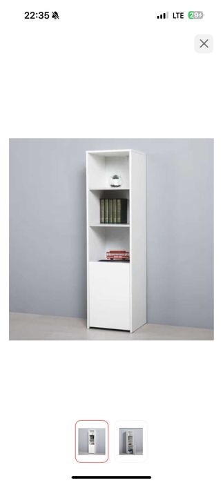 Парта и стелаж белый ученический