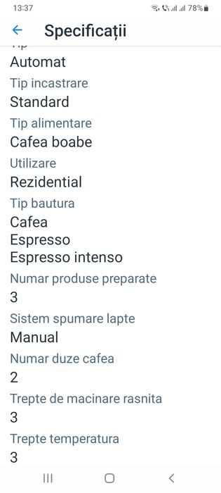 Espressor automat Krups Picto Arabica EA811010,negru