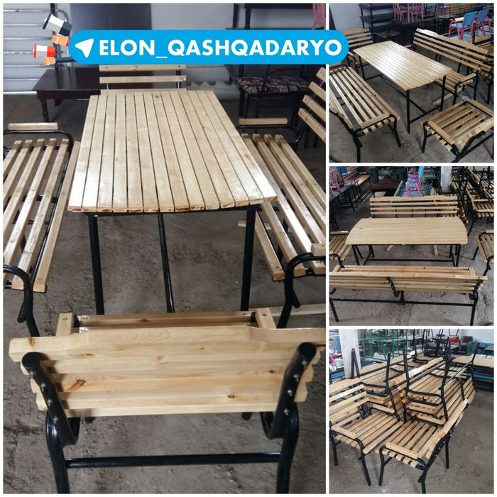 Хар хил турдаги темир ва ёгоч парта стол стуллар