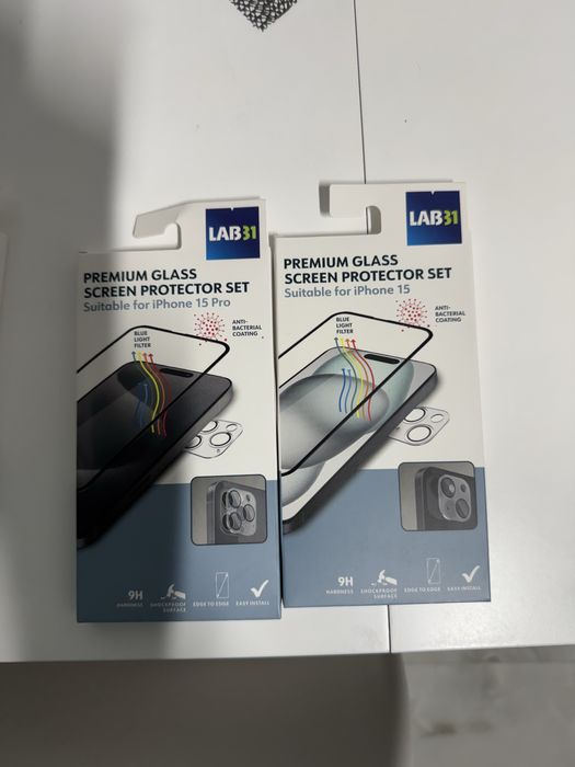 Folie de sticlă pentru ecran iphone + folie cameră