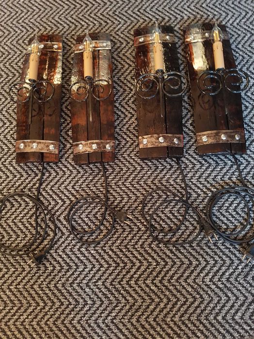 Lămpi rustice handmade