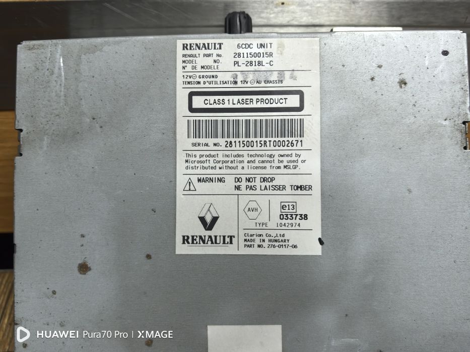 Radio cd Renault Laguna 3