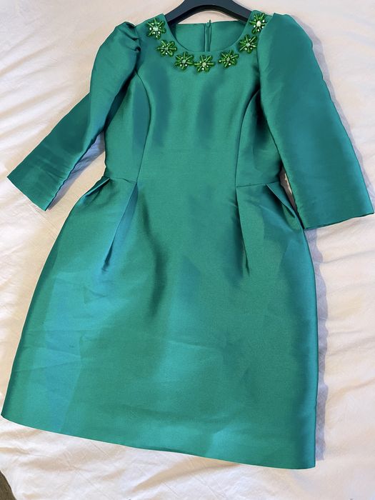 Rochie elegantă verde smarald S, ocazie specială