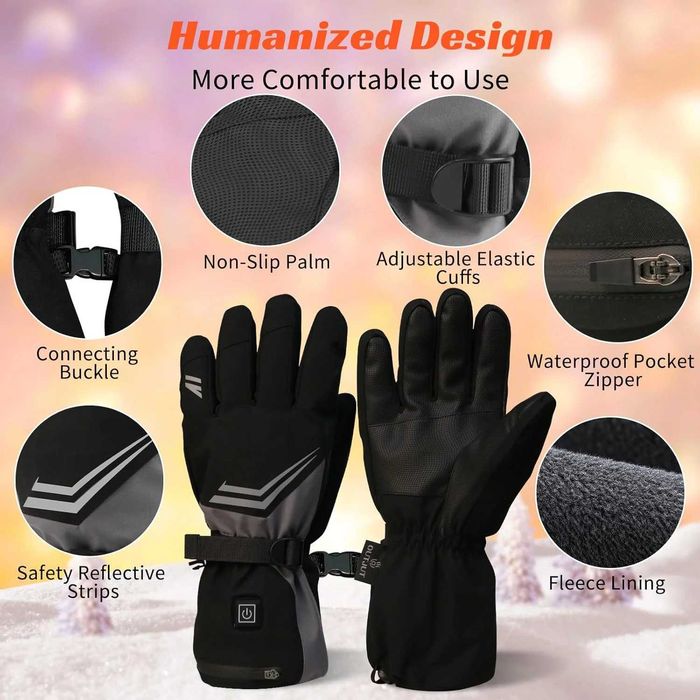 Затоплящи ръкавици с акумулаторни батерии 7500mAh