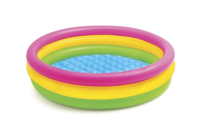 Детски надуваем басейн Intex Sunset Glow, среден, 114 х 25 см, 131 лит