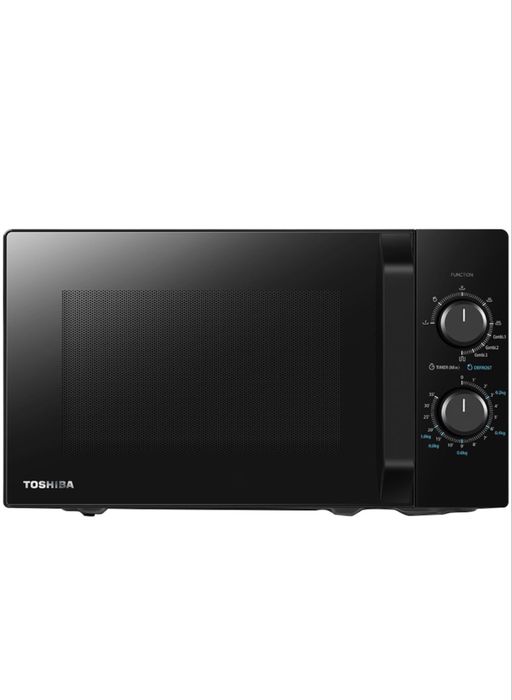Cuptor cu microunde Toshiba MW2-MG20PBK, 20 l, 800 W, Grill, 5 nivele putere, Iluminare LED, Timer, Negru