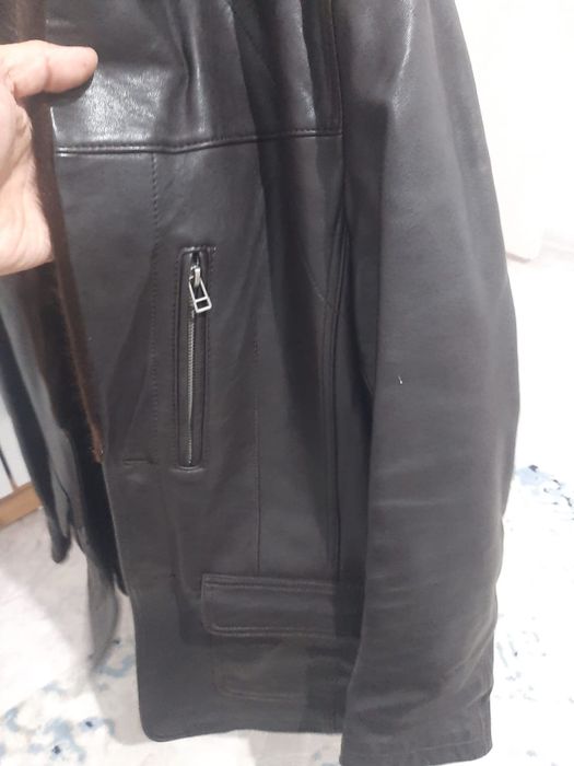 Кожаная  куртка, муж
