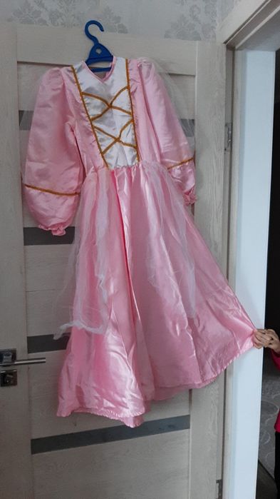 Платье золушки,  розовое
