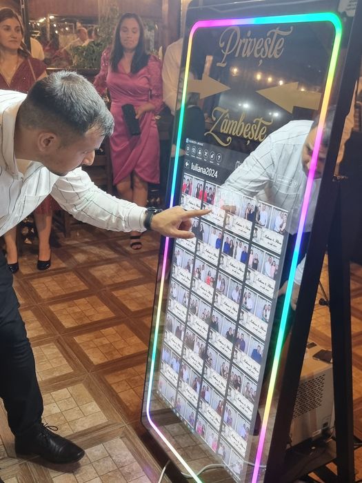 Oglinda Magica SLIM Model nou! (Set Oglinda evenimente+camera+impriman