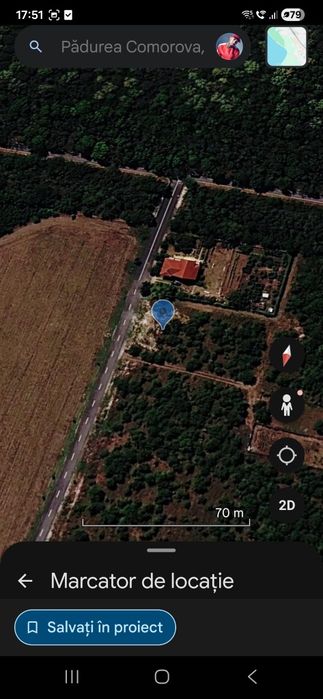 Teren intravilan de vânzare – 605 mp, Pădurea Comorova