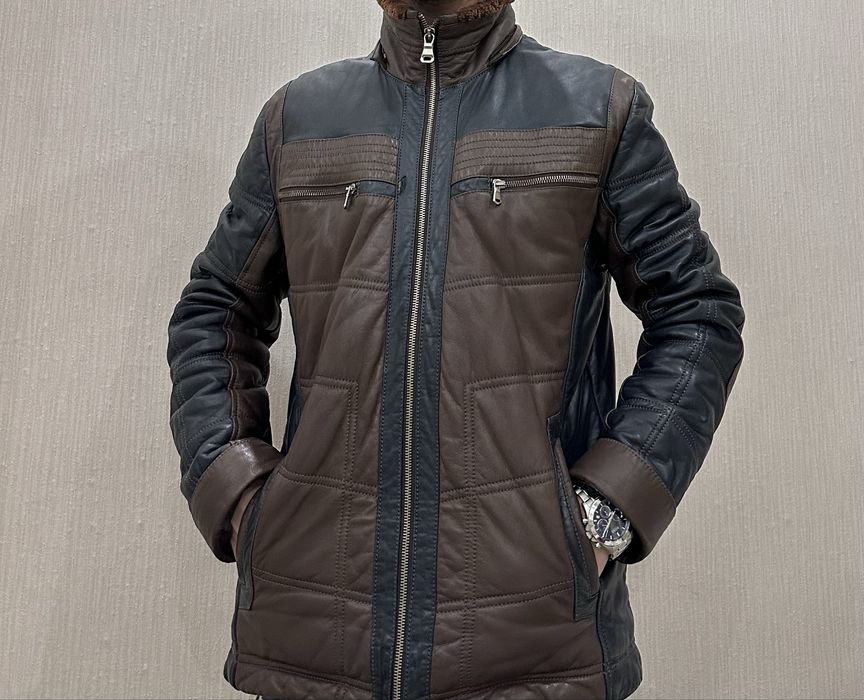 Мъжко  яке от естественна кожа