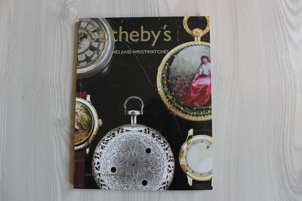 SOTHEBY'S Amsterdam, London, cataloage ceasuri de colectie, 2004