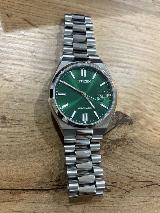 Ceas Citizen Tsuyosa - Elegant Green 40mm - purtat putin - stare foarte buna