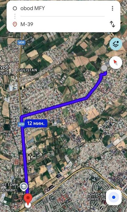 ЗЕМЛЯ Участок 6 соток ОБОД МФЙ, от Уч Кахрамана 5.5 км