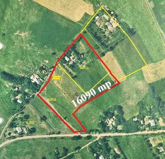 Teren de vânzare 16.090 mp, Săucenița, Botoșani, 11 euro/mp