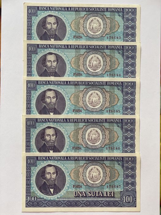 Bancnote vechi Romania UNC 100 lei