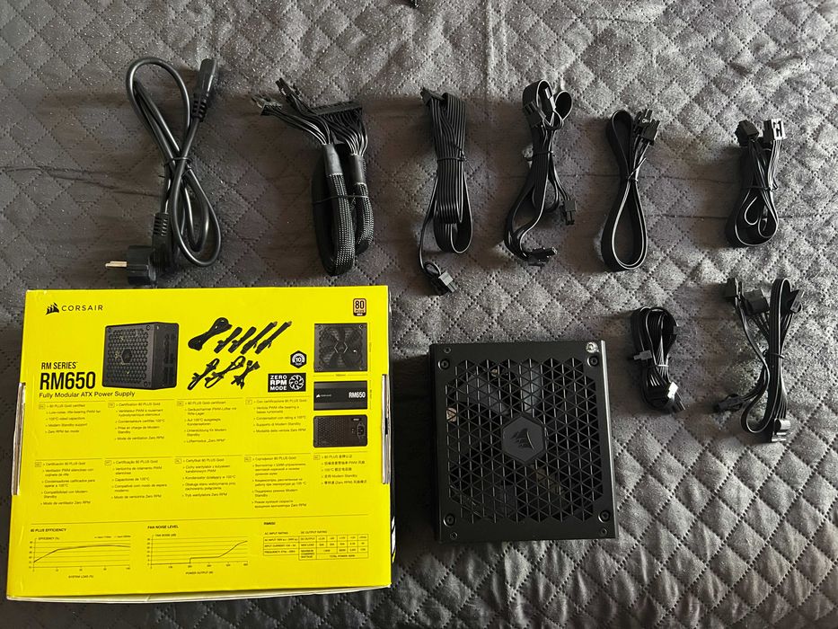 Sursa full modulara Corsair RM650, 80 PLUS Gold, 650W