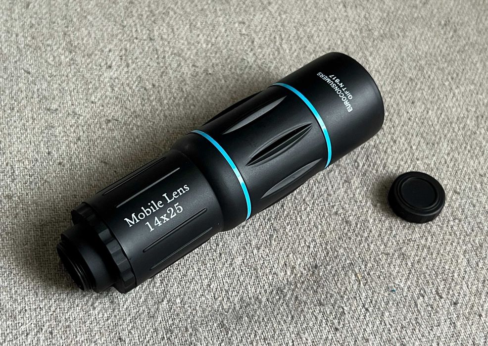 Lentila telescopica 14X pentru telefon mobil zoom optic universal