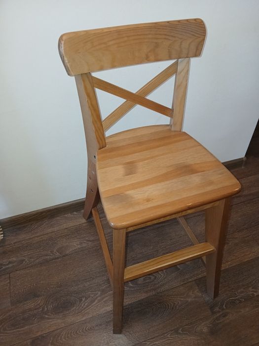 Икеа INGOLF детски стол за хранене