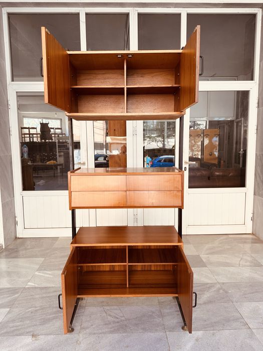 Италианска модулна винтидж етажерка/секция от 60-те