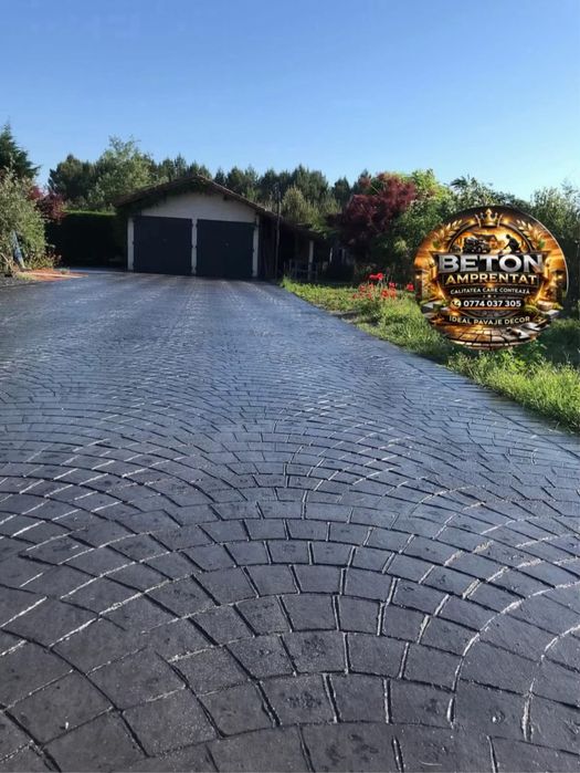 Beton  amprentat si piscine