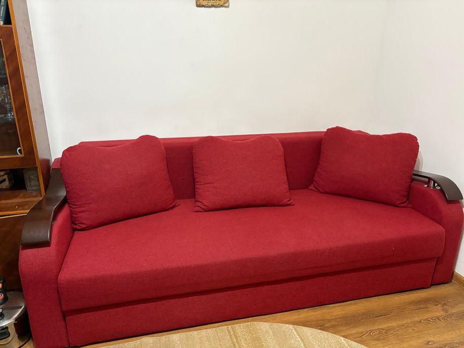 Vand canapea extensibila demontabila cu lada de depozitare