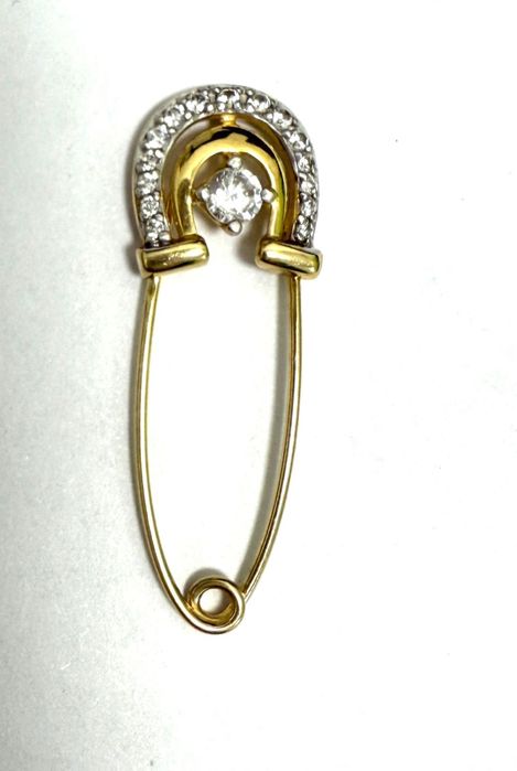 Булавка золотая 585 пробы