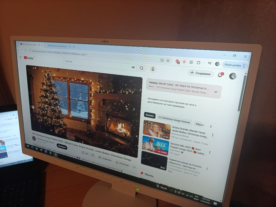 Монитор Fujitsu 24"   B24-8TE PRO като нов