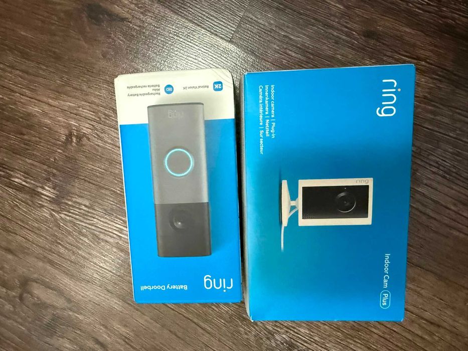 Ring camera plus Ring battery звънец