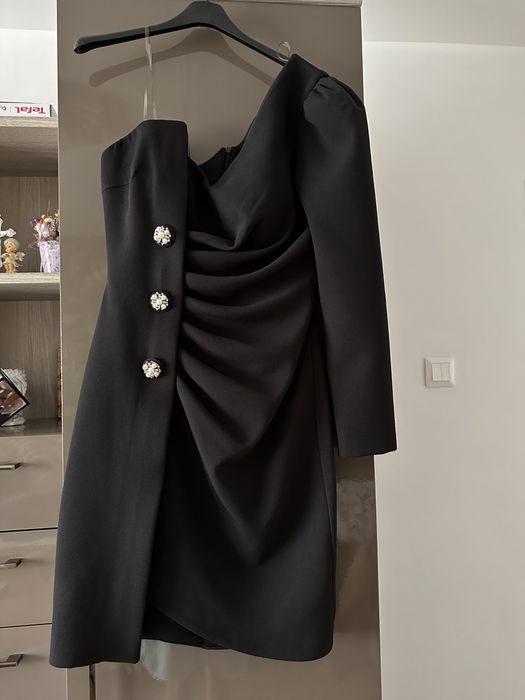 Rochie picasso neagra de seara