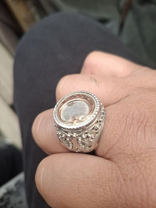 Печатка серебро ручной