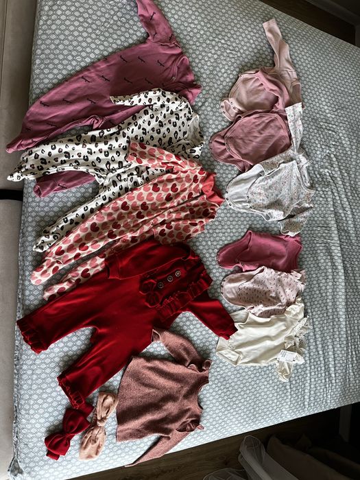 Пакет детских вещей 9-12 мес на девочку