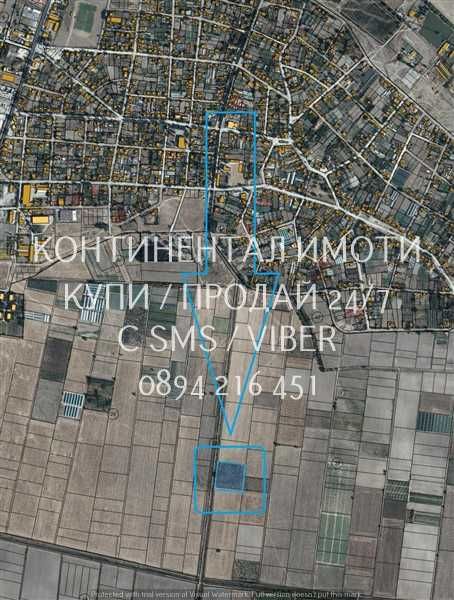 Поземлен имот 10дка на 700м къщи, засят с череши - код 63063