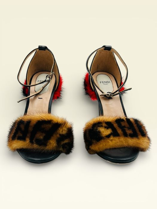 Fendi оригинални дамски обувки на ток