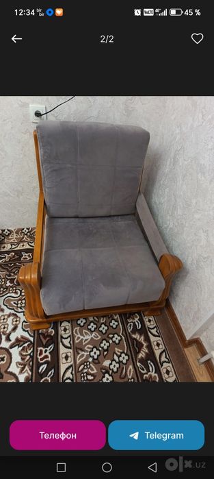 Продам диван и кресло
