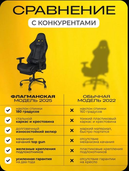 Игровой кресло в идеальном сост