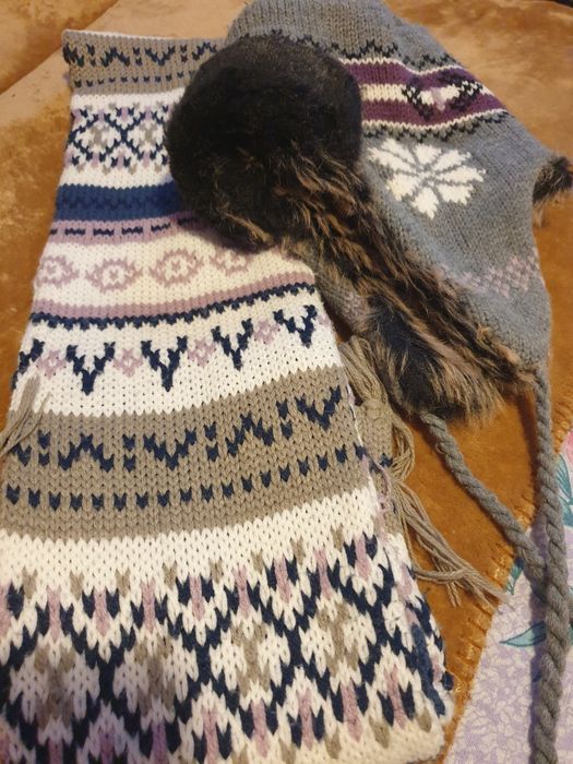 Căciulă munte + fular