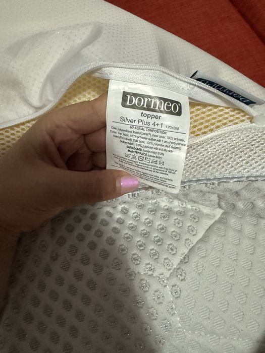Topper Dormeo Silver Plus 4+1; 120x200 cm
