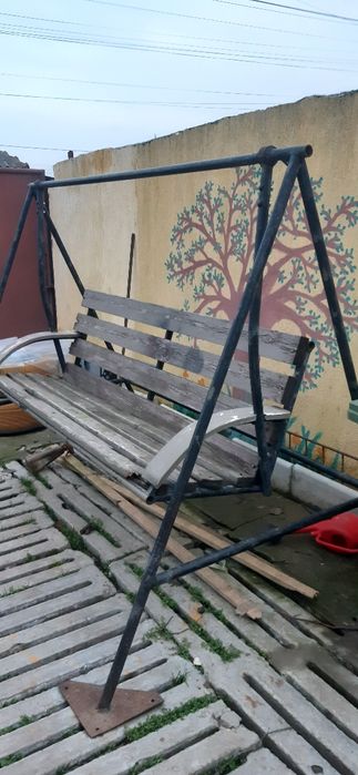 Balansoar facut manual cu rulmrnti , teava de 3 milimetri grosime