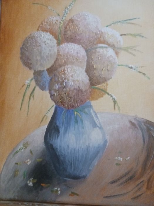 Tablou lucrat in ulei/panza