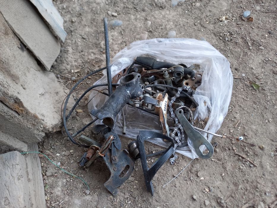 Запчасть велик все 15000тг