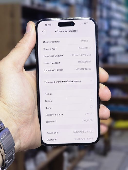 Apple iPhone 14 Pro Max 256gb 100% Original Lcd Battery Camera