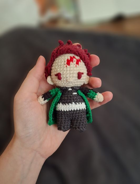 Амигуруми Demon Slayer – Танджиро / Tanjiro | Ръчно плетена играчка
