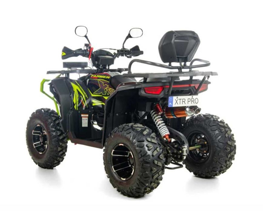 ATV XTR Pro Farmer X1 019, roti 10 inch, 250cc, 1+1 viteze,negru/verde